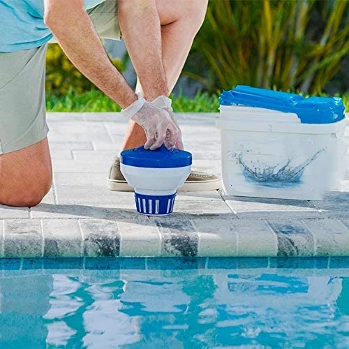 Piscina nadada piscina clorada química purificação de água comprimidos estabilizadores cloro tcca para piscina