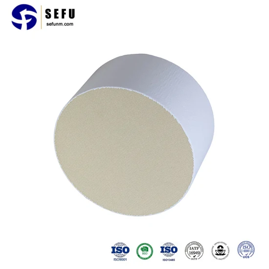 Sefu China Fabricação de substrato de metal SCR Honeycomb Ceramic Doc Ceramic Honeycomb Carrier Doc Catalyst Substrato